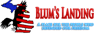 Blum's Landing Logo
